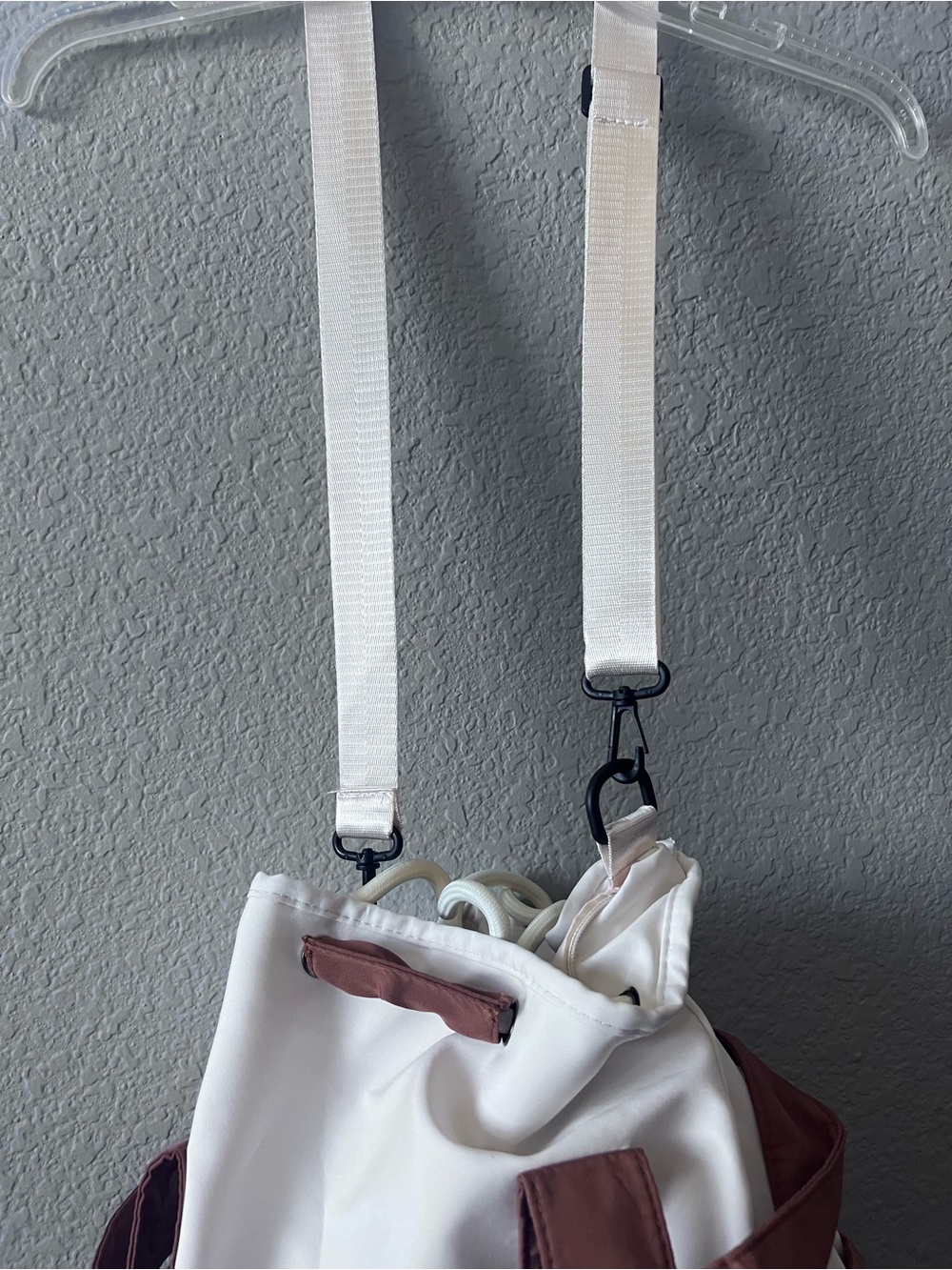 Bougie back to school White and Brown Drawstring Tote Bag - Picture 9 of 16